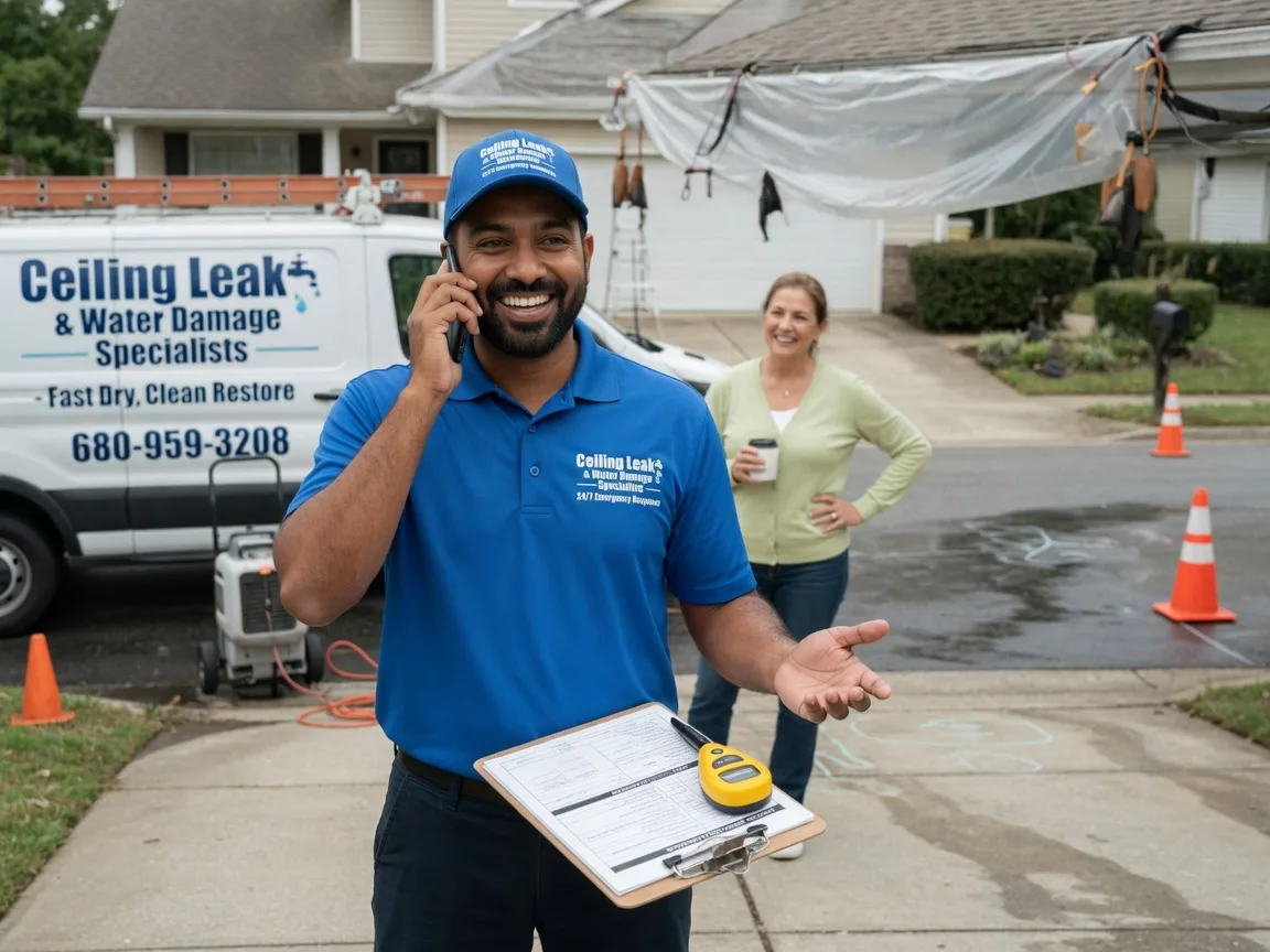 Ceiling Leak Cleanup Belleville, WI FAQs